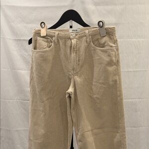 Agolde Beige Corduroy Pants
